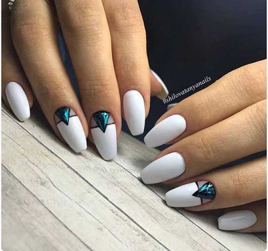 Foil cuticle accent