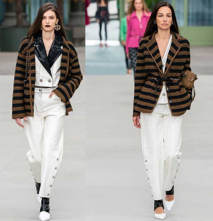 Chanel - looks avec un jean blanc