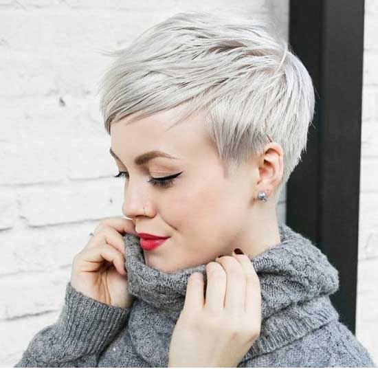 Fashionable short haircut