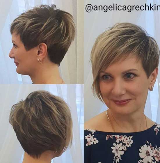 Fashionable options for women's haircuts with bangs