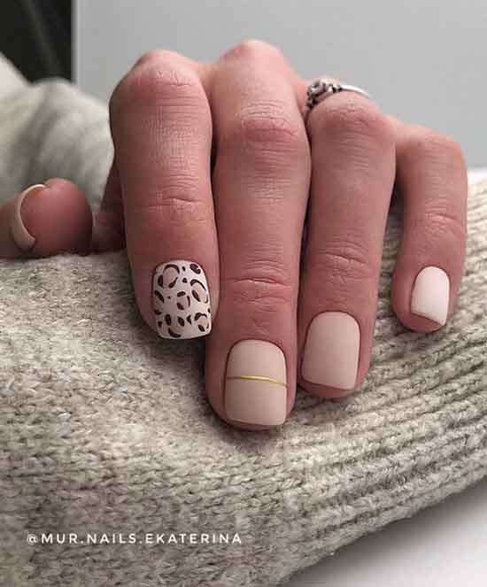 Leopard manicure: design in the photo in different techniques, shades