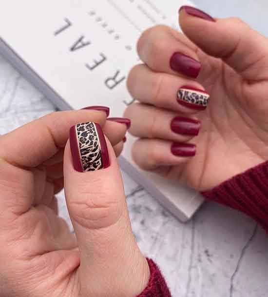 Leopard manicure: design in the photo in different techniques, shades