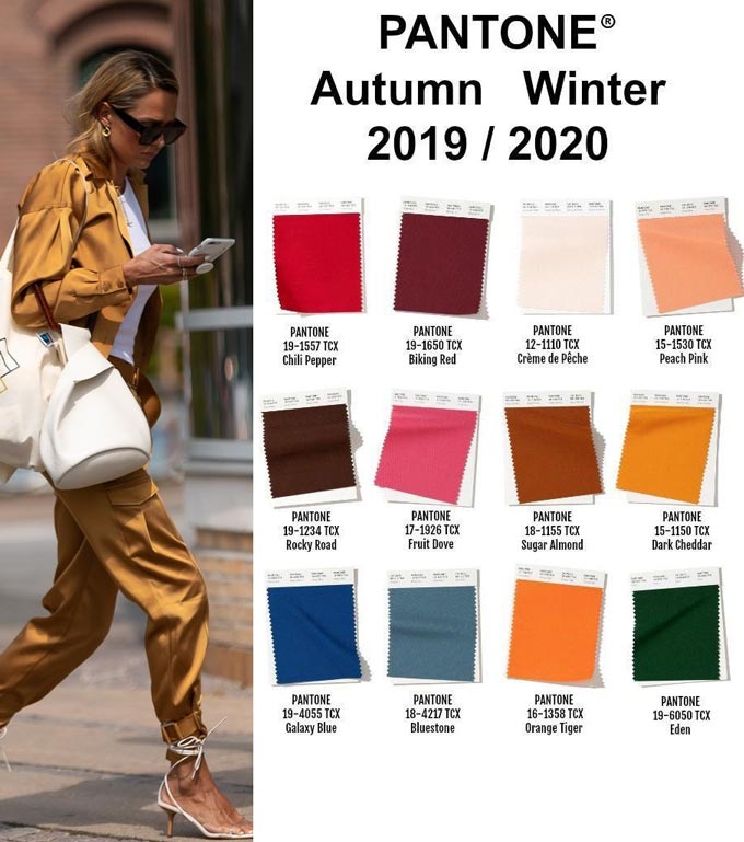 Les principales tendances, couleurs et tendances automne-hiver 2019-2020