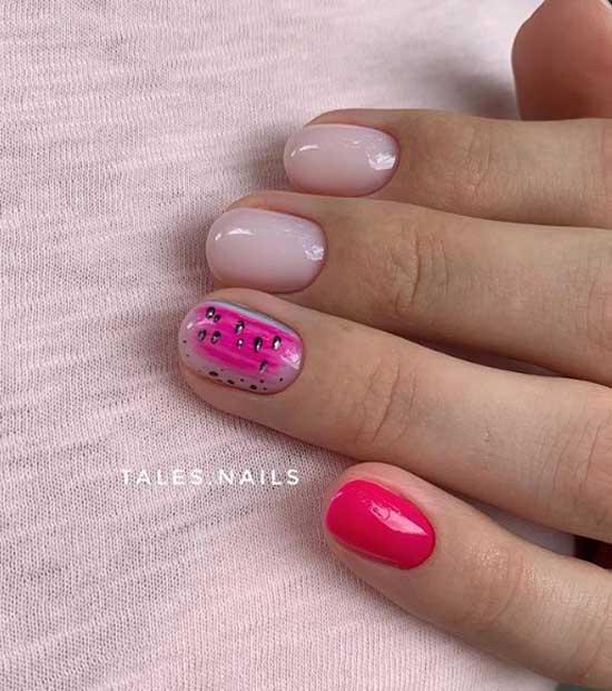 Fashionable manicure - abstraction