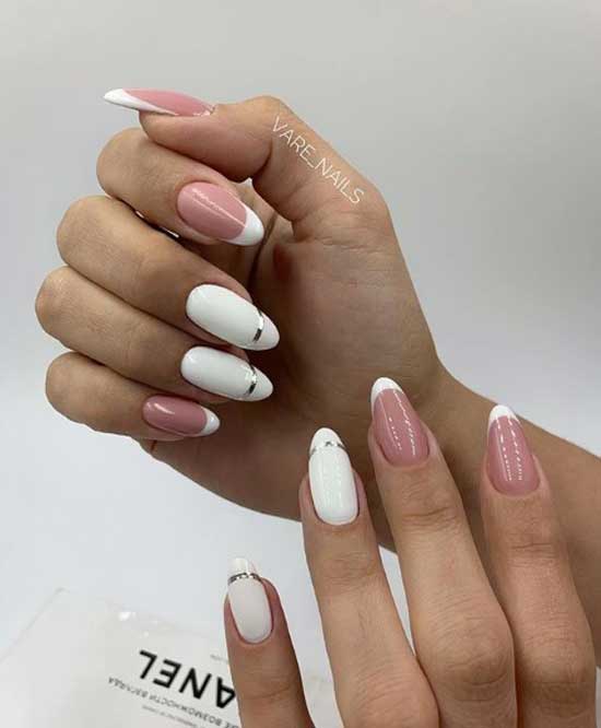 White French manicure ideas