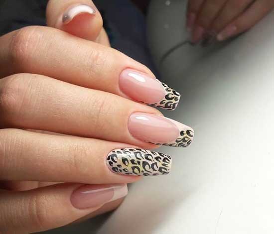 French leopard manicure 2019-2020