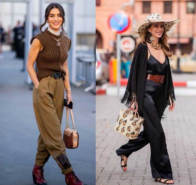 Looks mode 2019-2020 avec une chaîne massive