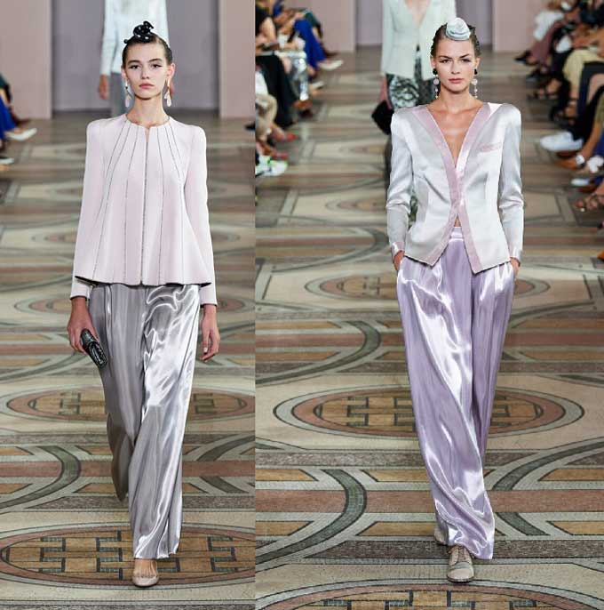 Pantalon en satin à la mode 2019-2020