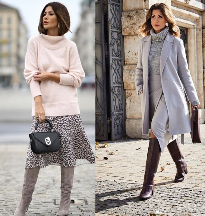 Fashion blogger outfits with sweater