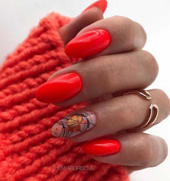 Autumn nail art