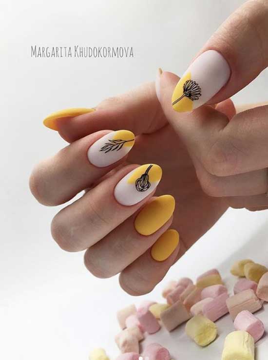 Hand painted on nails