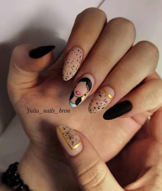 Drawings on nails