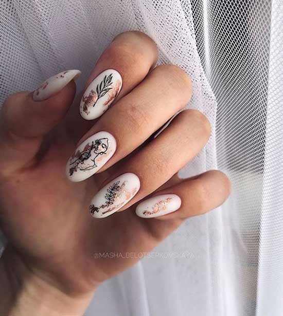 White with stickers