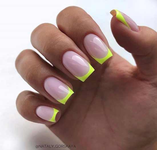 Neon nail tips