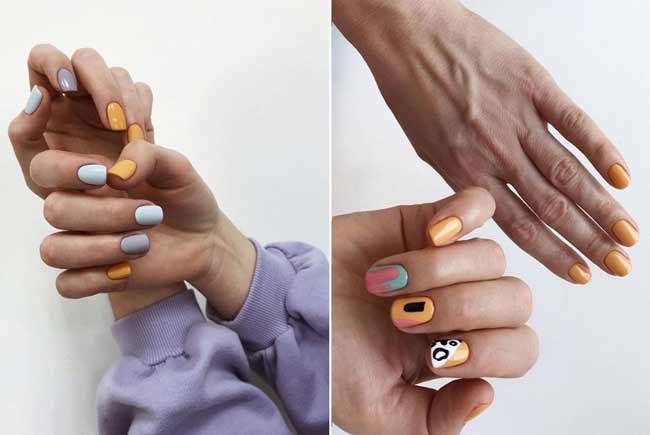 Ideas for creating different nail designs