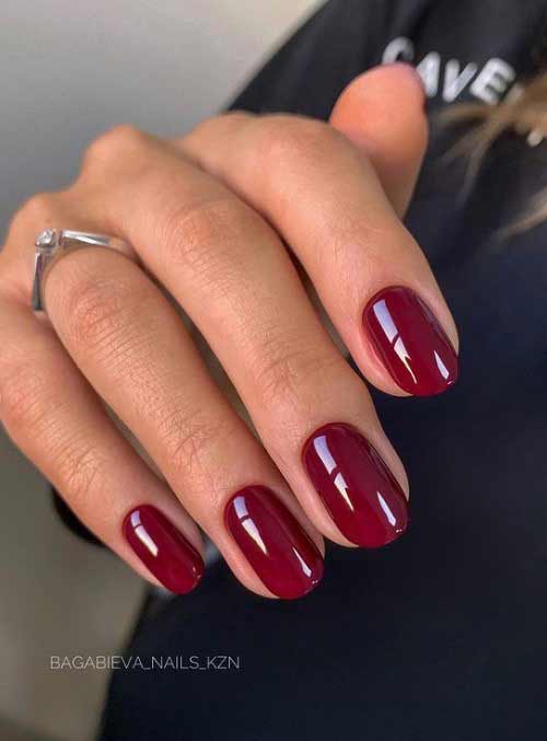 Burgundy monochromatic