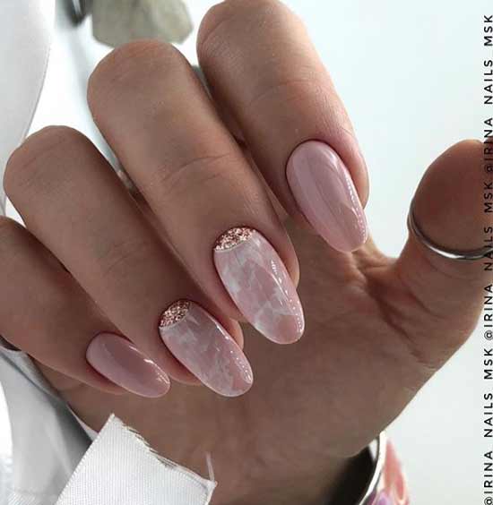 Reverse French manicure