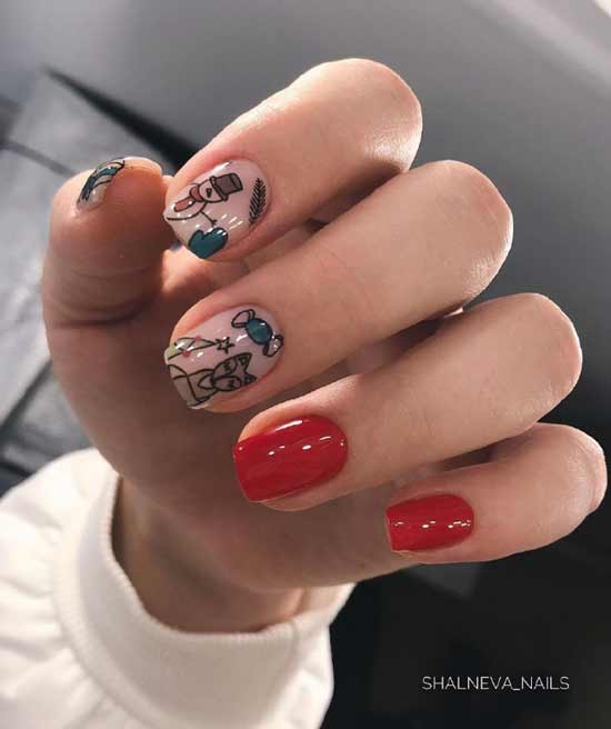 Hand-painted nails photo ideas