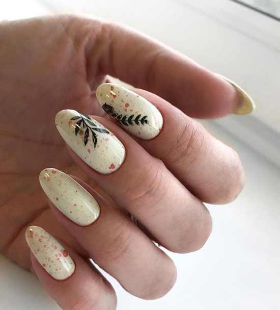 Combined manicure design