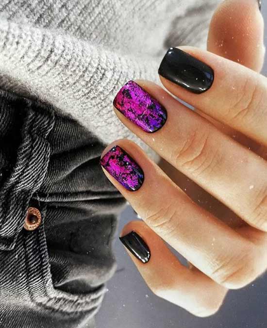 Foil nail design