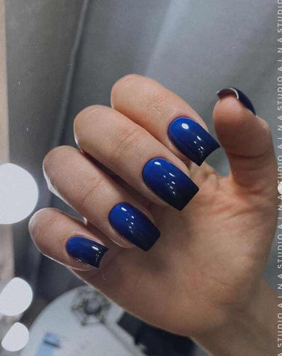 Blue manicure trends