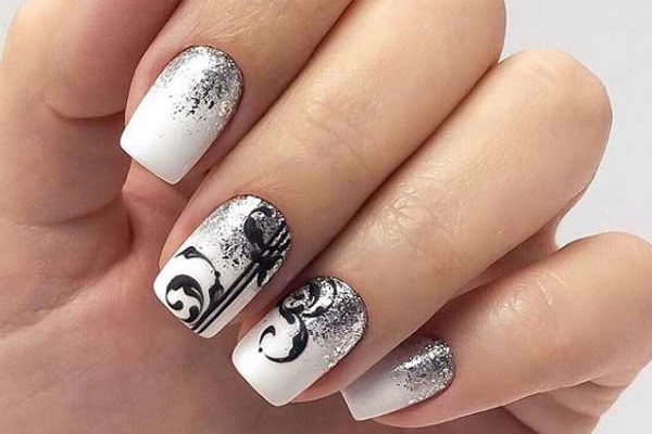 More than 50 photos of fashionable winter manicure for short nails