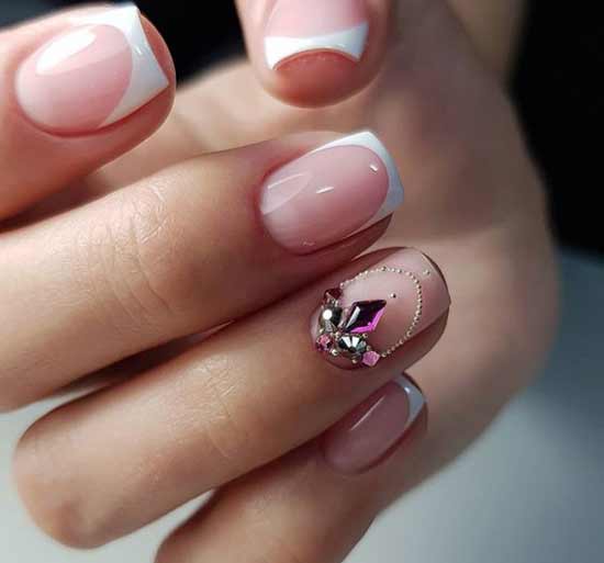 French short length nails