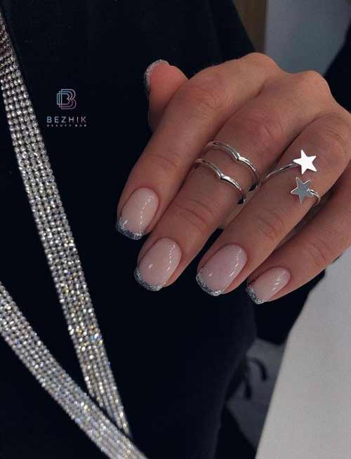 French short length nails