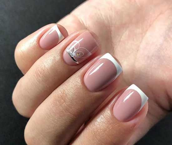 French manicure for short nails beautiful ideas