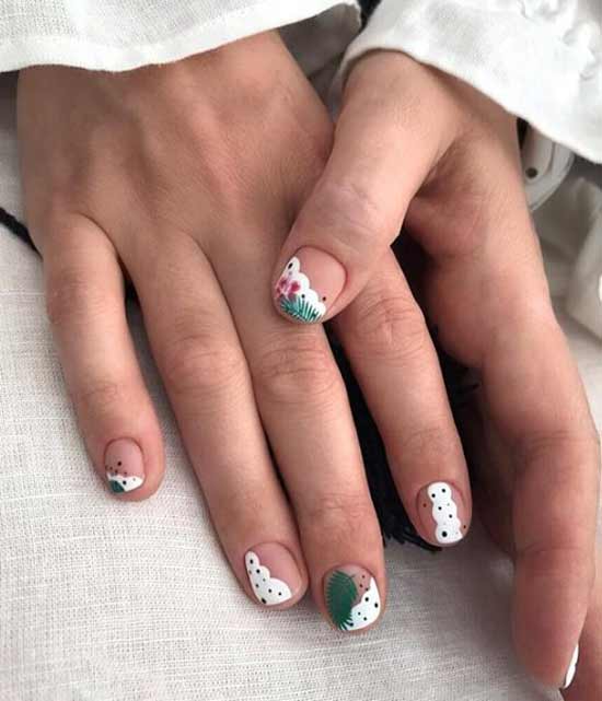 Art French short nails