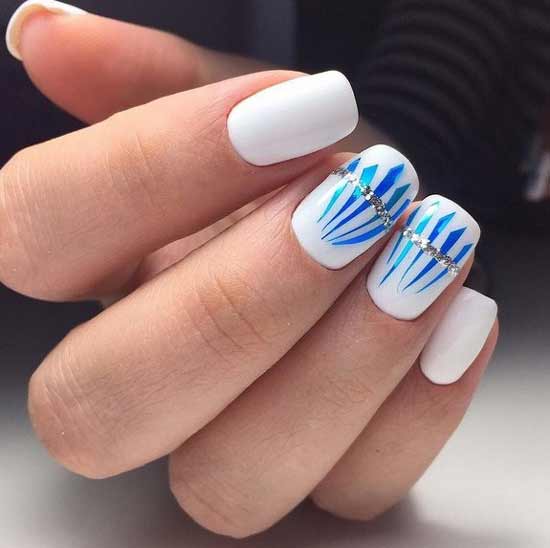 Geometry style manicure