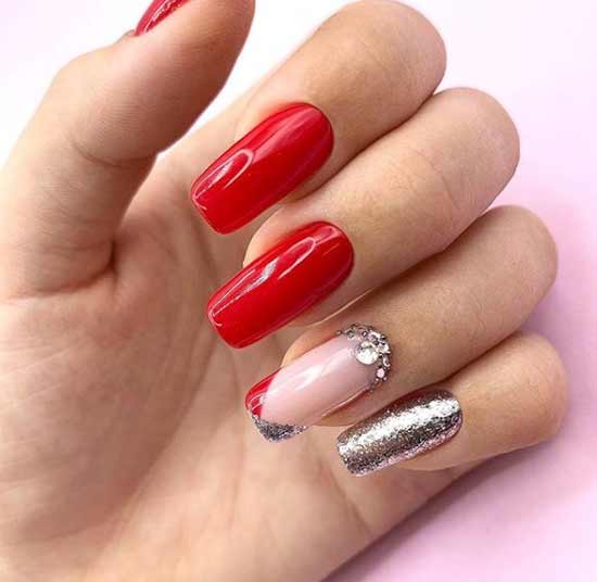 French corner on nails