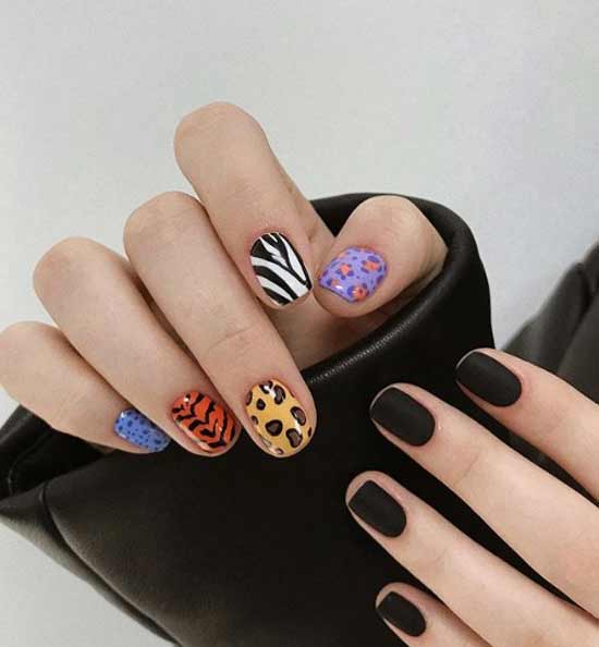 Matte geometry on the nails