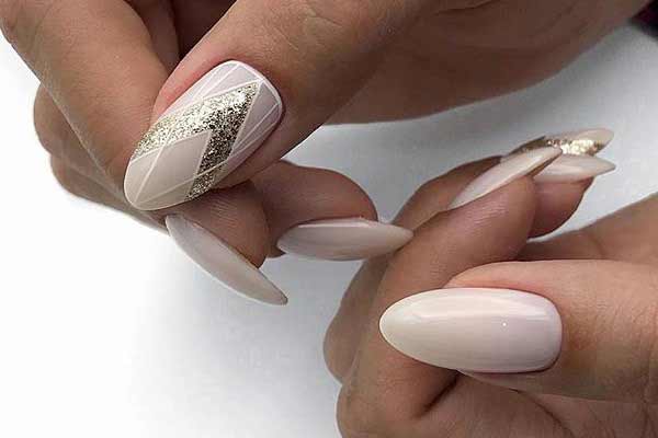 Géométrie sur les idées de photo d'ongles