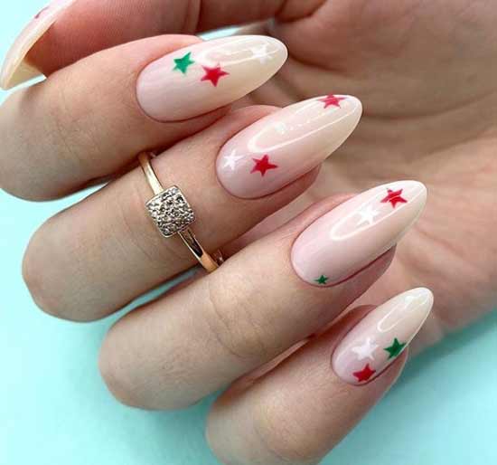 Geometric stars on the nails