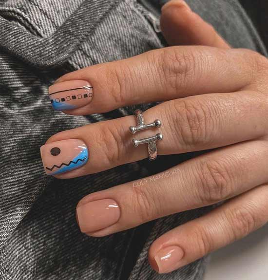 Interesting geometry of nails