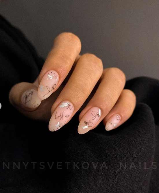 Long nails style minimalism