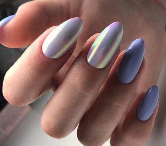 Two-tone gentle manicure