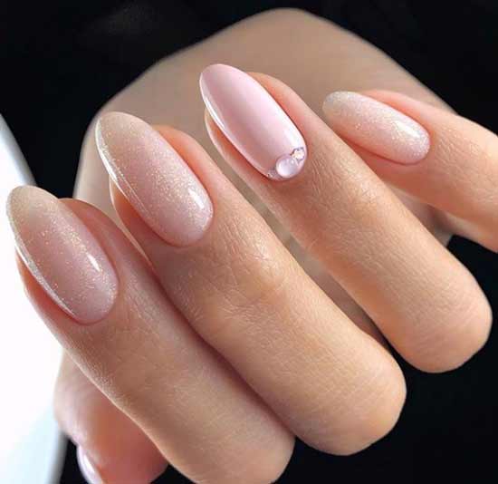 Weightless delicate long nails design