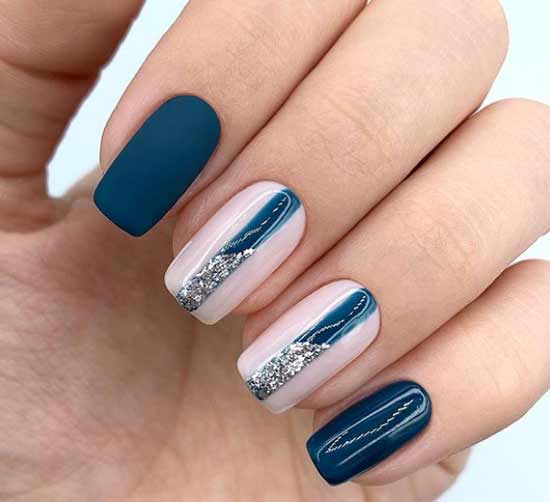 De beaux dessins d'ongles dans un style élégant