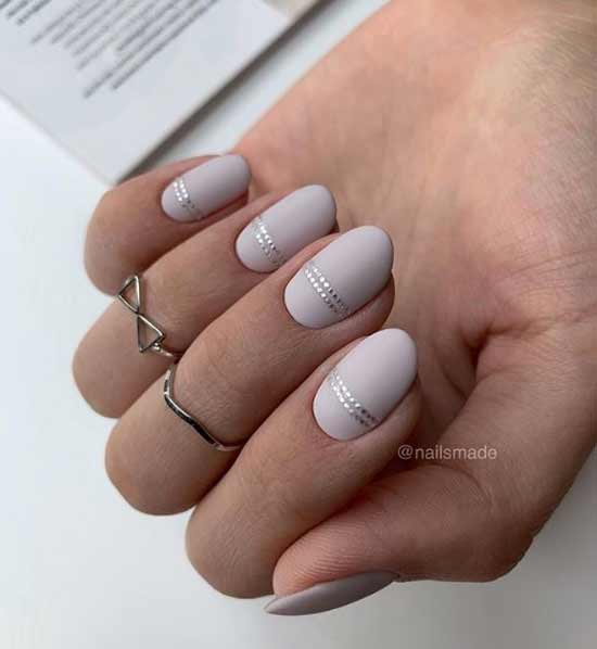 Delicate manicure minimalism