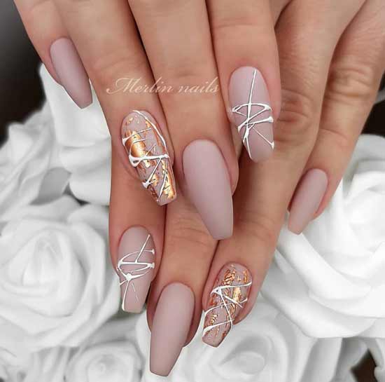 Gorgeous matte with gold