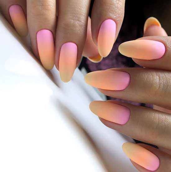 Beautiful gradient manicure