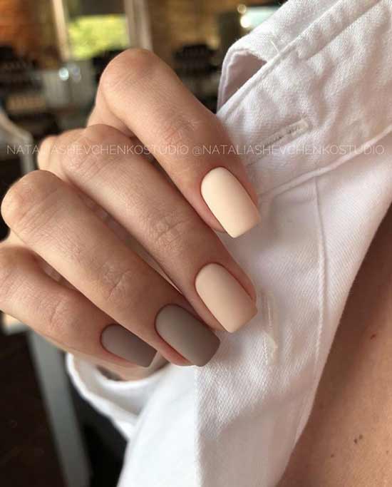 The combination of nude shades