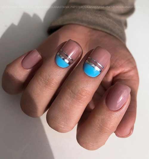 Blue moon manicure