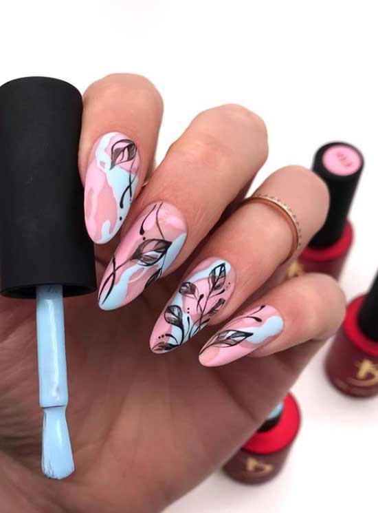 Conception d'ongles de printemps