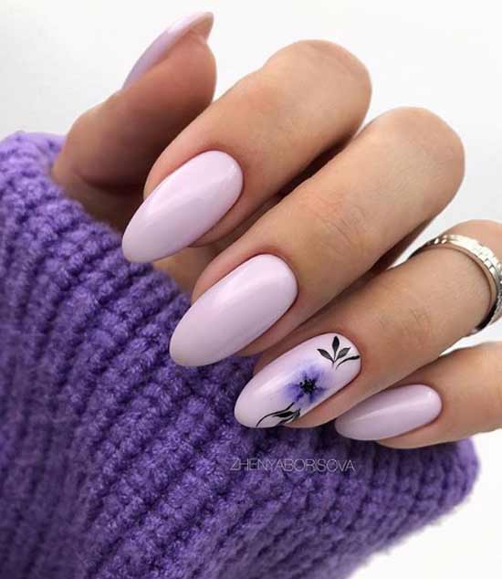 Pastel manicure spring