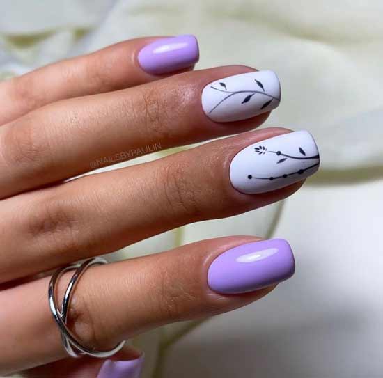 Beautiful manicure for the spring