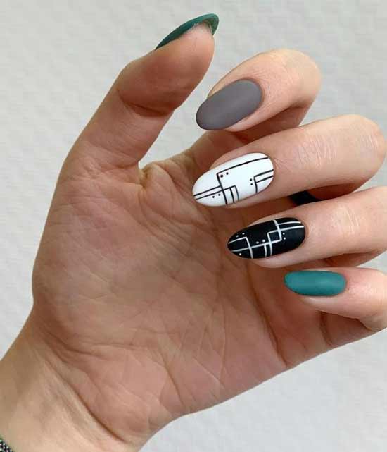 Beautiful manicure for the spring