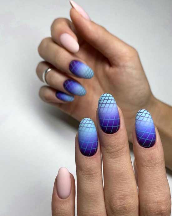 Bright fashionable manicure spring